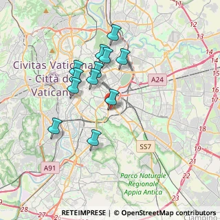 Mappa Via Astura, 00183 Roma RM, Italia (3.41917)