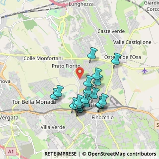 Mappa Via Montresta, 00132 Roma RM, Italia (1.7175)