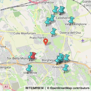 Mappa Via Montresta, 00132 Roma RM, Italia (2.55063)