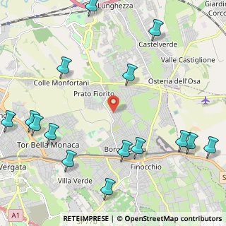 Mappa Via Montresta, 00132 Roma RM, Italia (3.11267)