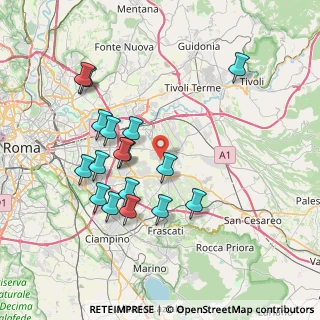 Mappa Via Montresta, 00132 Roma RM, Italia (7.85176)