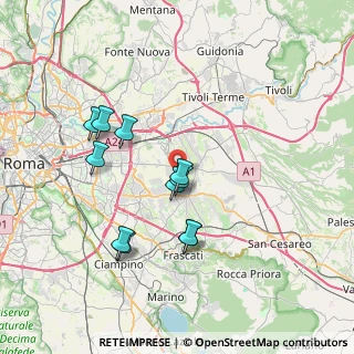 Mappa Via Montresta, 00132 Roma RM, Italia (7.08818)