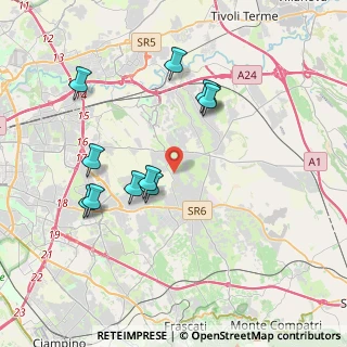 Mappa Via Montresta, 00132 Roma RM, Italia (3.93818)