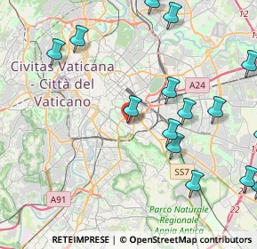 Mappa Via Iberia, 00183 Roma RM, Italia (5.75625)