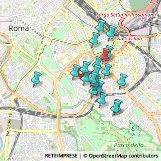 Mappa Via Pandosia, 00183 Roma RM, Italia (0.776)