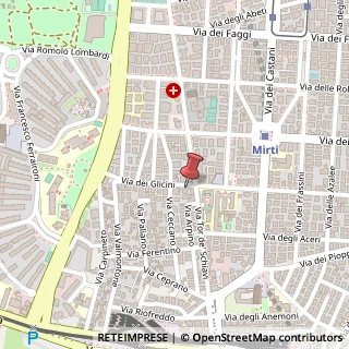 Mappa Via dei Glicini, 52, 00172 Roma, Roma (Lazio)