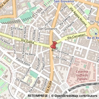 Mappa Via Britannia, 5, 00183 Roma, Roma (Lazio)