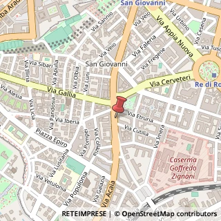 Mappa Via Britannia, 15, 00183 Roma, Roma (Lazio)