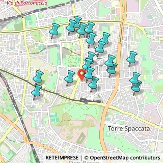 Mappa Via dei Virgulti, 00172 Roma RM, Italia (0.9815)