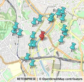 Mappa Via Florio, 00153 Roma RM, Italia (1.0495)