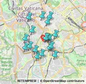 Mappa Via Florio, 00153 Roma RM, Italia (1.44222)