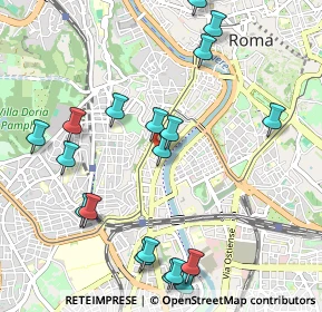 Mappa Via Angelo Bargoni, 00153 Roma RM, Italia (1.3035)