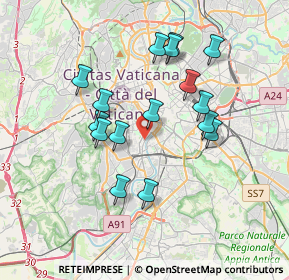 Mappa Via Angelo Bargoni, 00153 Roma RM, Italia (3.4825)