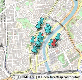 Mappa Via Angelo Bargoni, 00153 Roma RM, Italia (0.268)