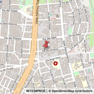 Mappa Via dei Girasoli, 13, 00172 Roma, Roma (Lazio)