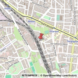 Mappa Via Galeazzo Alessi, 98, 00176 Roma, Roma (Lazio)