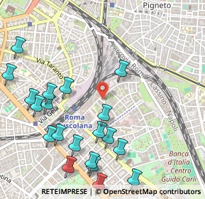 Mappa Via Assisi, 00181 Roma RM, Italia (0.675)