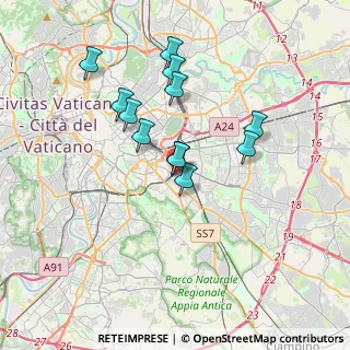 Mappa Via Assisi, 00181 Roma RM, Italia (3.2675)