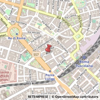 Mappa Via Oderzo,  29, 00182 Roma, Roma (Lazio)