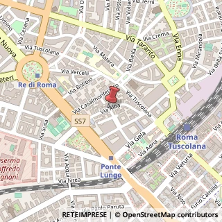 Mappa Via alba 63, 00182 Roma, Roma (Lazio)