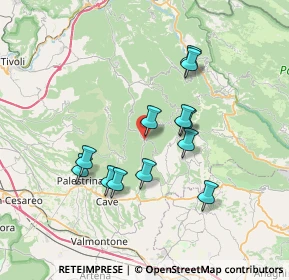 Mappa Via Vittorio Emanuele, 00030 San Vito Romano RM, Italia (6.64)