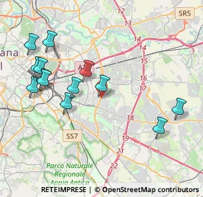Mappa Via del Fosso di Centocelle, 00172 Roma RM, Italia (4.57)