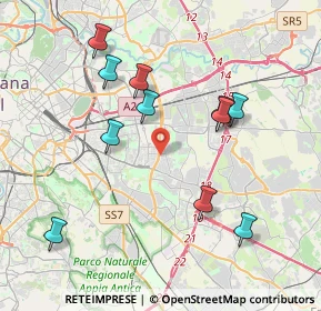 Mappa Via del Fosso di Centocelle, 00172 Roma RM, Italia (4.19)