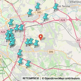 Mappa Via Avola, 00132 Roma RM, Italia (6.0615)