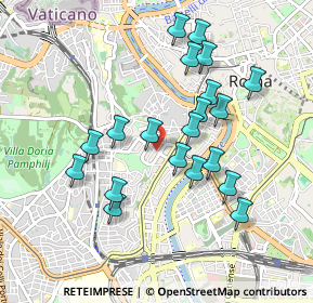 Mappa Via Dandolo, 00153 Roma RM, Italia (0.9235)