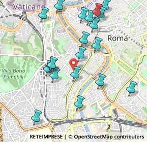 Mappa Via Dandolo, 00153 Roma RM, Italia (1.1235)