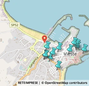 Mappa Via Venezia, 71019 Vieste FG, Italia (0.5425)