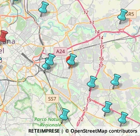 Mappa Via delle Mandragore, 00172 Roma RM, Italia (6.16)