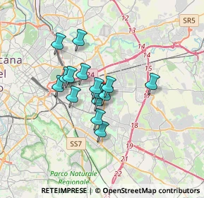 Mappa Via delle Mandragore, 00172 Roma RM, Italia (2.524)