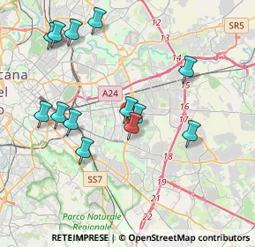 Mappa Via delle Mandragore, 00172 Roma RM, Italia (4.23769)