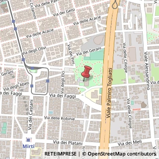 Mappa Via delle Mandragore, 4, 00172 Roma, Roma (Lazio)