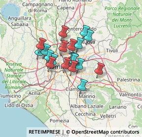 Mappa Via delle Mandragore, 00172 Roma RM, Italia (8.8865)