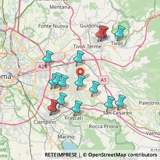 Mappa Via Barrali, 00132 Roma RM, Italia (7.91688)