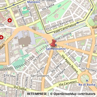 Mappa Via Magna Grecia,  17, 00183 Roma, Roma (Lazio)