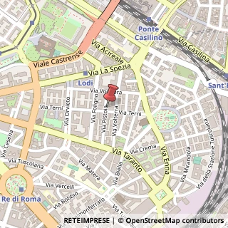 Mappa Via Terni, 51, 00182 Roma, Roma (Lazio)