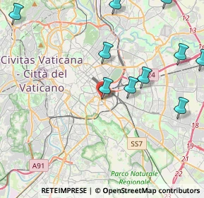 Mappa Via Taranto, 00185 Roma RM, Italia (5.69818)
