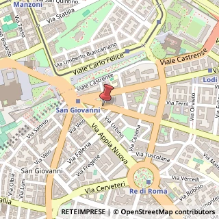 Mappa Via Taranto, 6, 00182 Roma, Roma (Lazio)