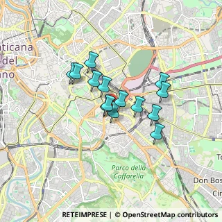 Mappa Via Taranto, 00185 Roma RM, Italia (1.29286)