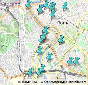 Mappa Largo Ascianghi, 00153 Roma RM, Italia (1.1875)