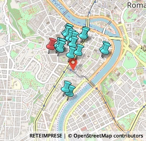 Mappa Largo Ascianghi, 00153 Roma RM, Italia (0.3565)