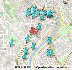 Mappa Largo Ascianghi, 00153 Roma RM, Italia (0.5355)