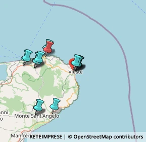 Mappa Parco Nazionale del Gargano, 71019 Vieste FG, Italia (13.70684)