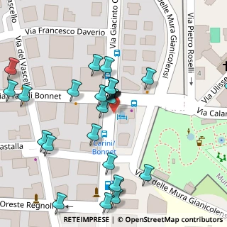 Mappa Via Carini Giacinto, 00152 Roma RM, Italia (0.05926)