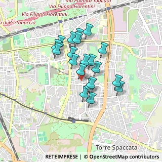 Mappa Via dei Gerani, 00172 Roma RM, Italia (0.725)