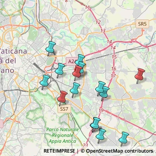Mappa Via dei Gerani, 00172 Roma RM, Italia (4.26)