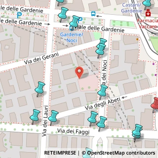 Mappa Via dei Gerani, 00172 Roma RM, Italia (0.123)